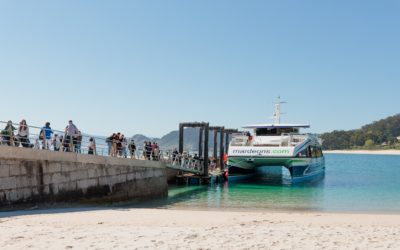 Naviera Mar de Ons viajará a cuatro islas de las Rías Baixas en la festividad de las letras galegas